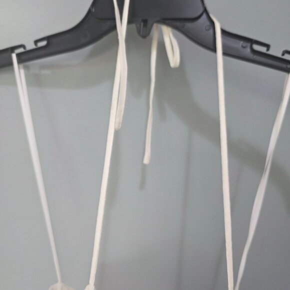 Babaton Women’s White Linen Blend Halter Mini Dress – Size 4 - Picture 4 of 13